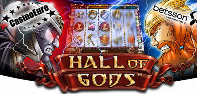 10 gratis spinns på Hall of Gods