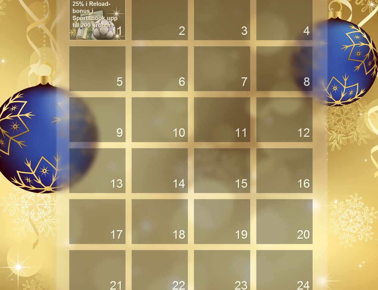 NordicBet Julkalender 2012