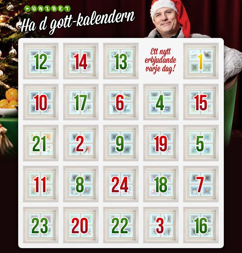 Unibet Julkalender 2012