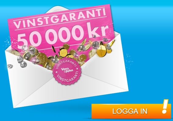 Vera&John Vinstgaranti 50 000 kr Varje Dag