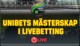 Stor livebet-tävling hos Unibet