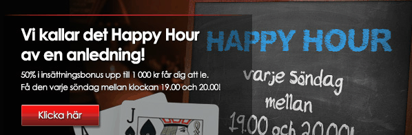 Happy Hour hos Nordicbet