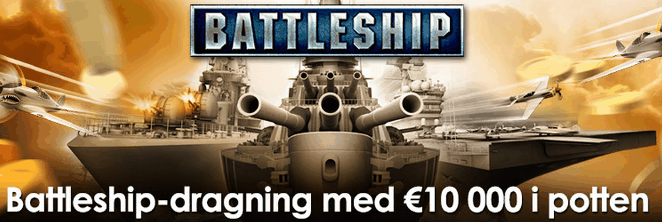 Battleship-lotteri hos Casinoeuro