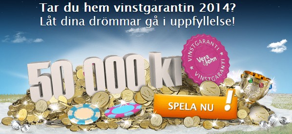 Fortsatt vinstgaranti hos VeraJohn