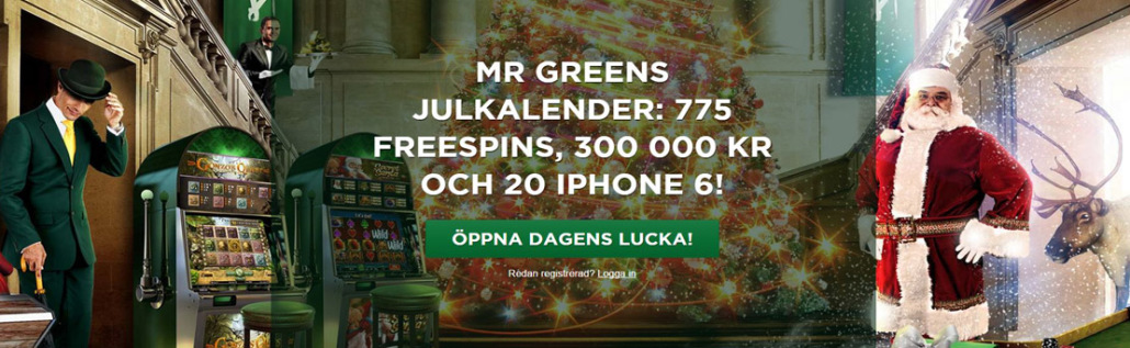 Mr Green Julkalender