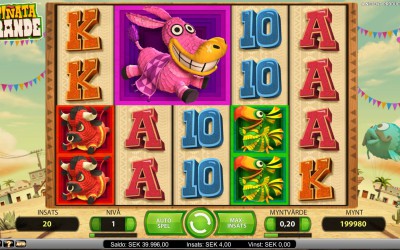 Slå pinatan och få 30 freespins på Spinata Grande