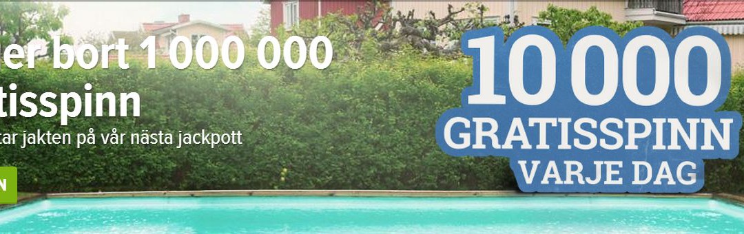 10 000 gratisspinn varje dag under 100 dagar