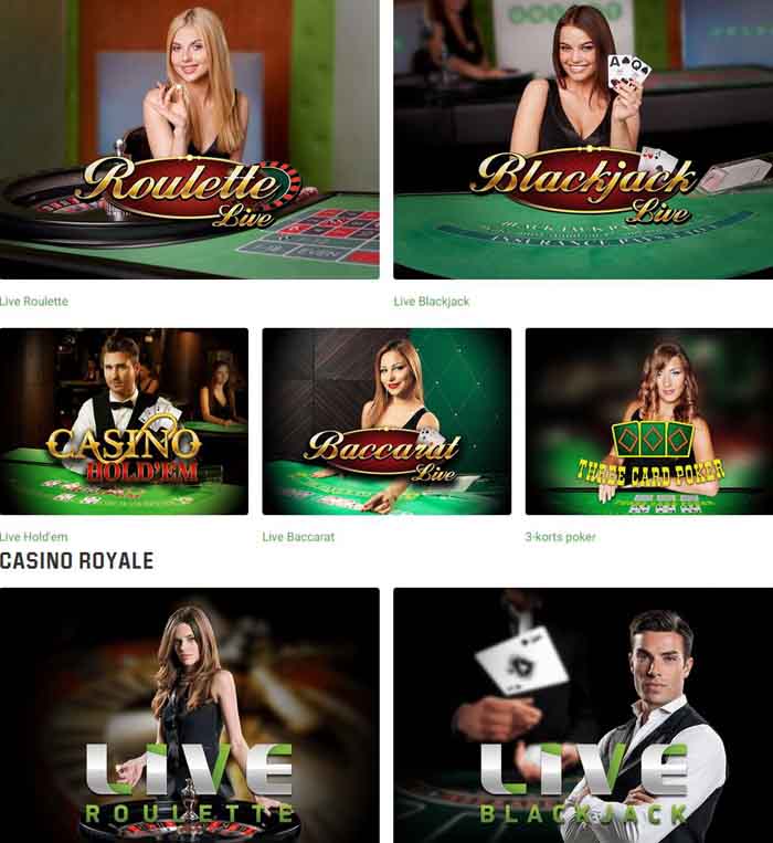 Unibet Live Casino