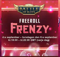 5 000 Free Spins i NetEnt’s Freeroll Frenzy